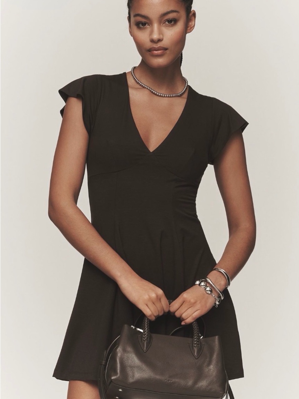 Reformation Olivia Knit Mini Dress